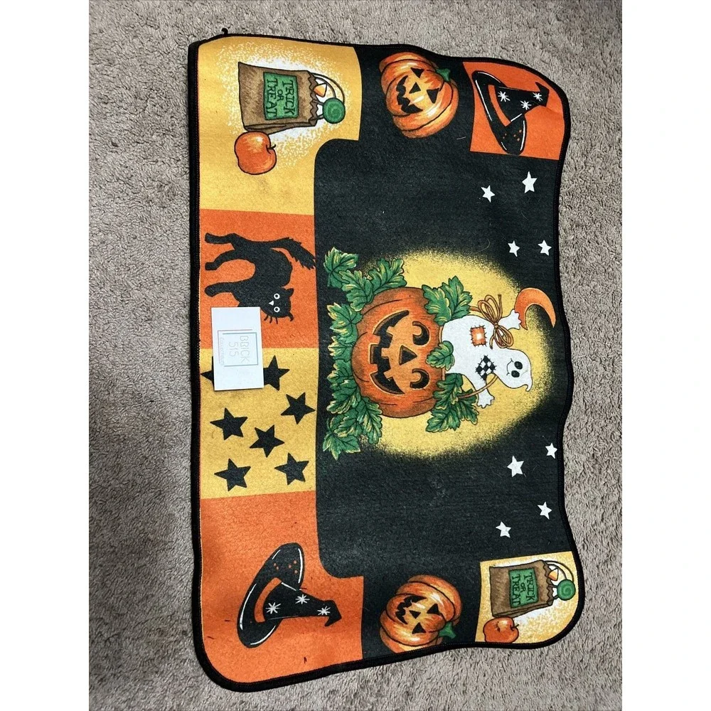 Halloween Themed Floor Mat Carpet: 29 In X 18 In